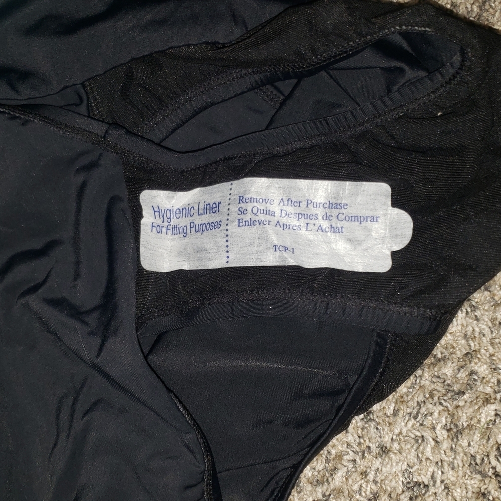 NWT Bal Harbour| Women's Black Swim Shorts with Attached Bikini Bottom - Picture 7 of 8